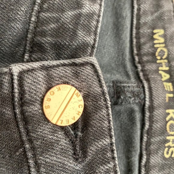 SOLD- Michael Kors Jeans - SZ 0 - Black Worn Wash - Picture 4 of 7